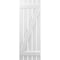 Ekena Millwork Americraft 5-Board (2 Batten) Wood Spaced Board-n-Batten Shutters w/ Z-Bar, ARW102SB519X36WHH, PR ARW102SB519X36WHH - alternate 3